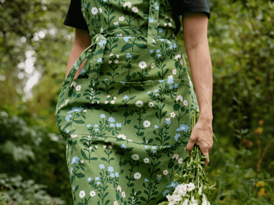 Finlaysonin kuvituskuvassa on esiliina.