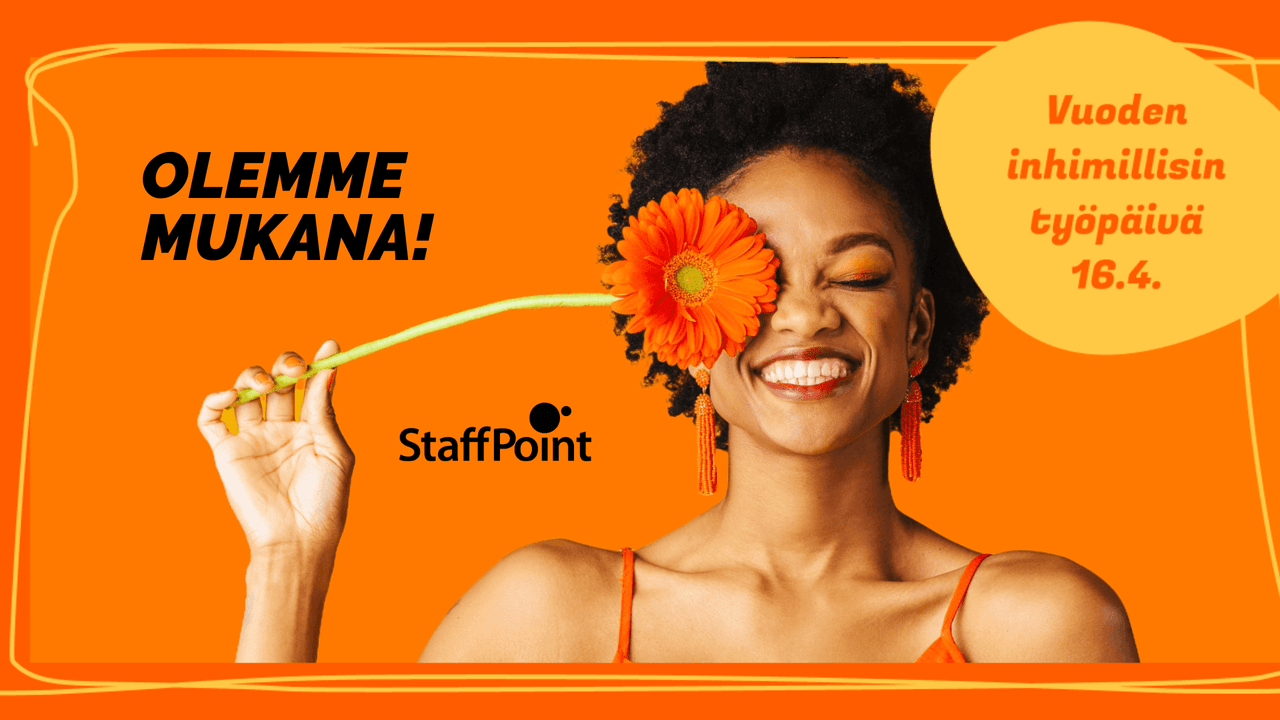 olemme mukana Vuoden inhimillisin työpäivä -tapahtumassa