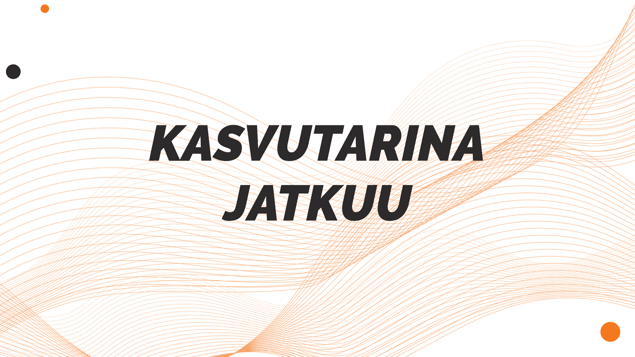 Kuvituskuvassa on teksti kasvutarina jatkuu.