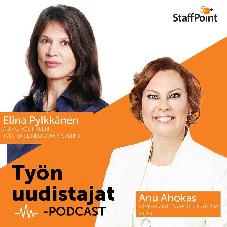 Podcast-sarjan 9. jakson aiheena yli 50-vuotiaiden työllistyminen