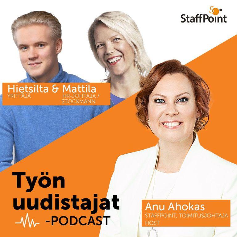 Podcast-sarjan 7. jakson aiheena on nuorten työelämänodotukset ja pelot