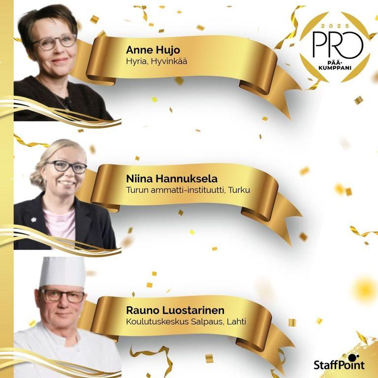 PROgaala 2026: Opettaja-sarjan finalistit