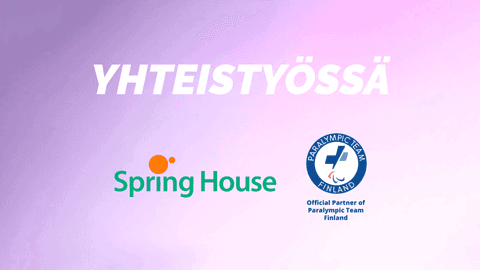 Spring Housen ja Suomen Paralympiakomitean logot