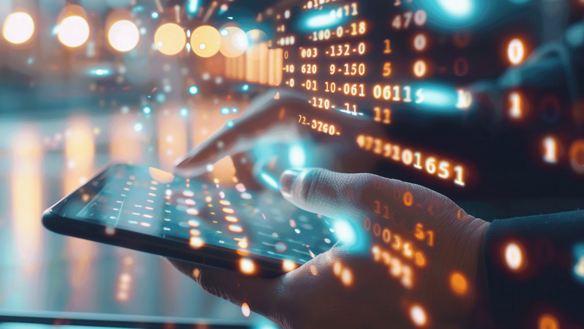 Kuvituskuvassa tablettitietokone, jota käytetään digitaalisessa ympäristössä.