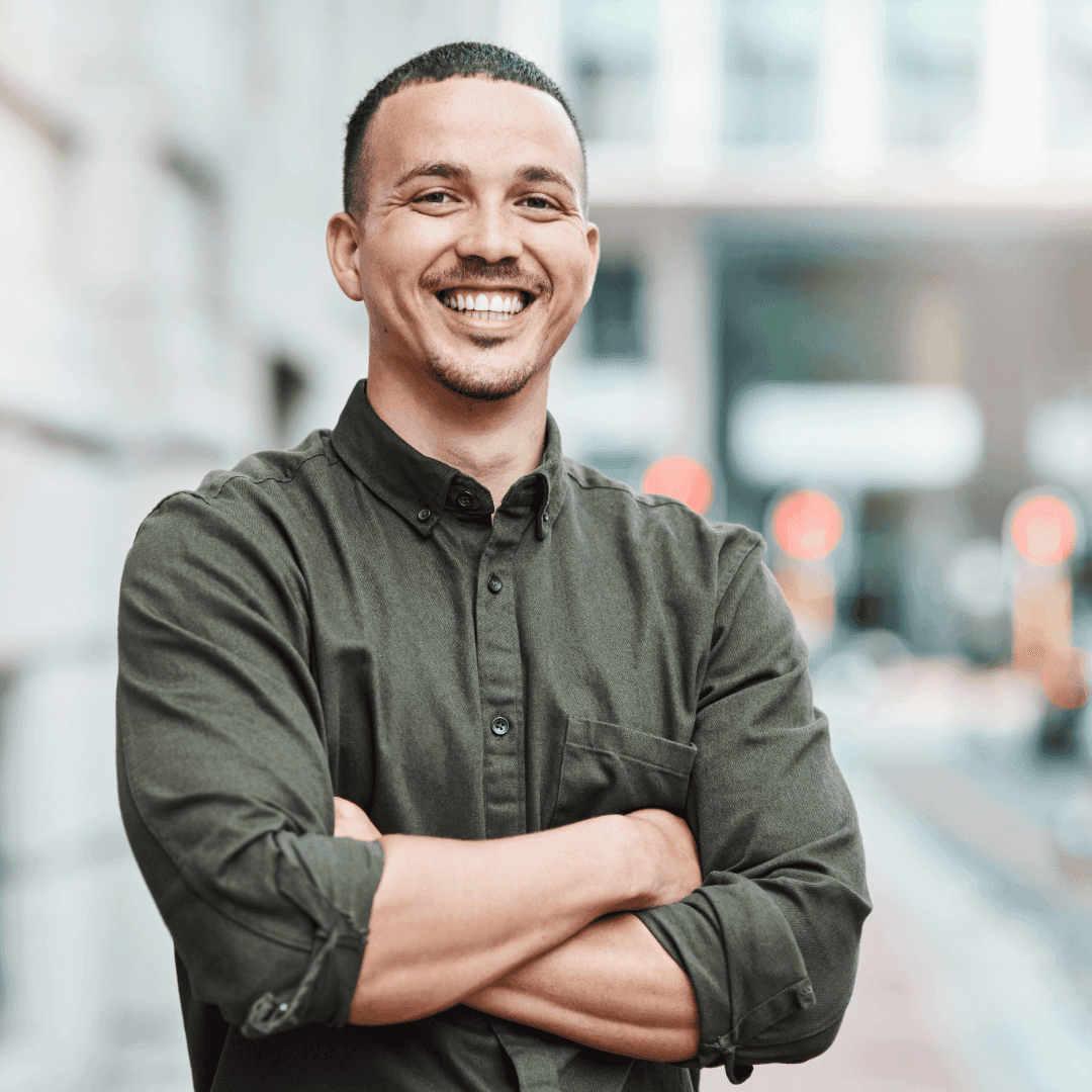 Vihreäpaitainen mies