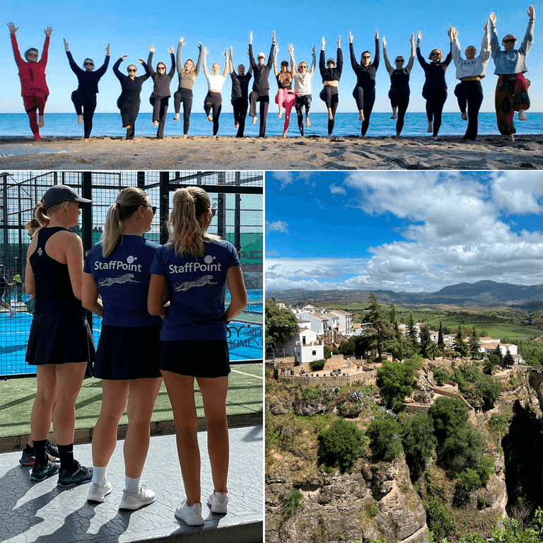 Vapaa-aikaa Espanjan toimiston työkavereiden kanssa.