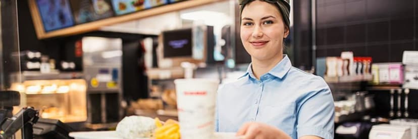 Ravintolatyöntekijä, Hesburger Vaasa image