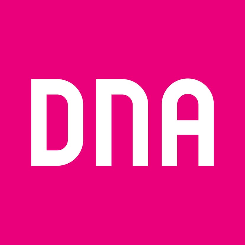Myymälämyyjä DNA kauppa, Rovaniemi logo