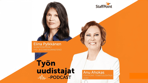 Podcast-sarjan 9. jakson aiheena yli 50-vuotiaiden työllistyminen