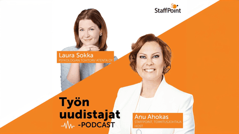 Podcast-sarjan 10. jaksossa keskustellaan työelämän stressistä
